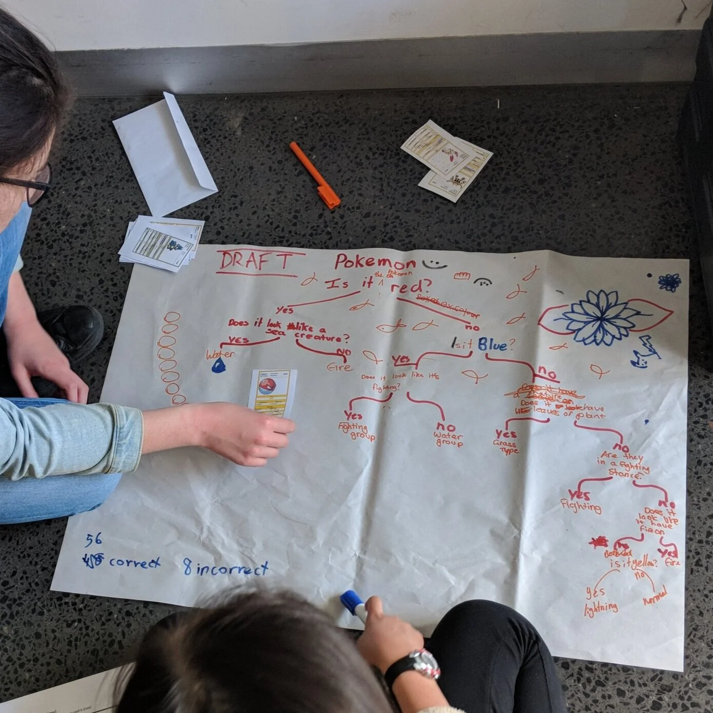 Students learning to code with real-world context